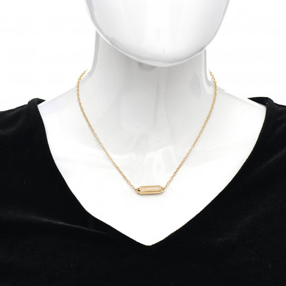 David Yurman 18K Yellow Gold Diamond Lexington Single Station Pendant Necklace 2 of 4