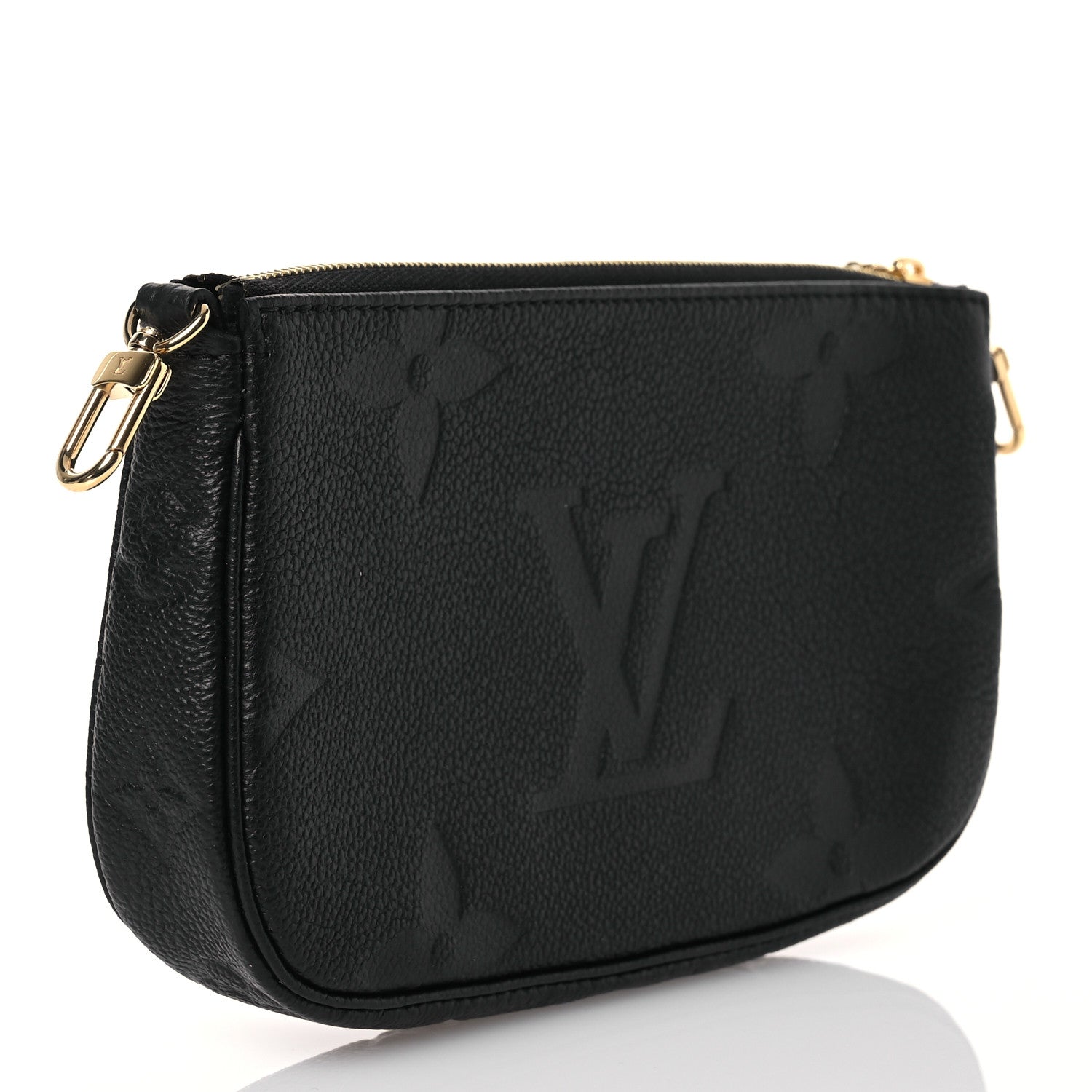 Louis Vuitton Empreinte Monogram Giant Multi Pochette Accessories Mini Pochette Black 3 of 7
