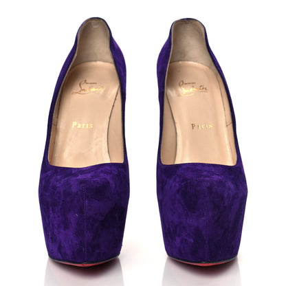 Christian Louboutin Suede Daffodile 160 Pumps 40 Violet 2 of 10