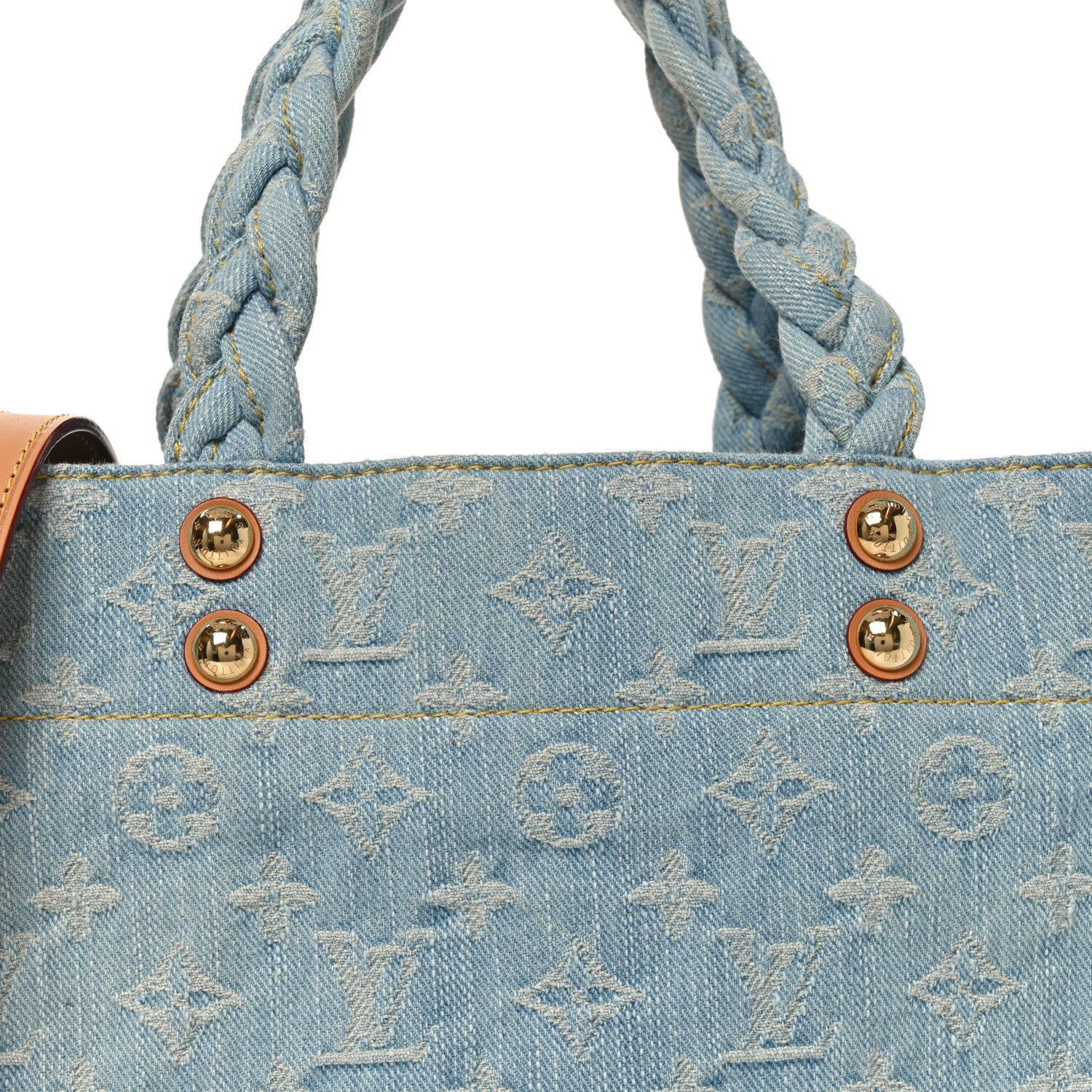 Louis Vuitton Monogram Washed Denim Let Go PM Sky Blue 1826965