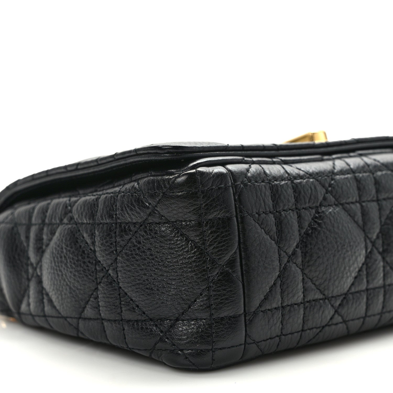 Christian Dior Calfskin Cannage Small Caro Bag Black 8 of 14