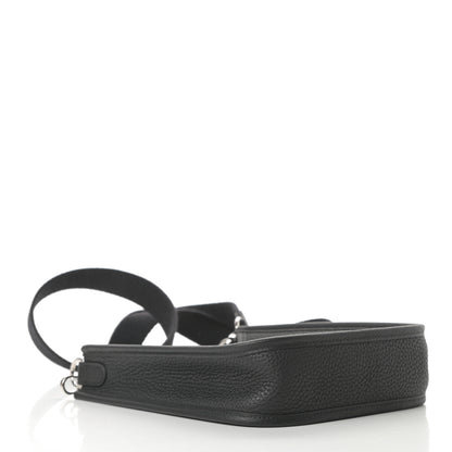 Hermes Taurillon Clemence Evelyne TPM Black 4 of 11
