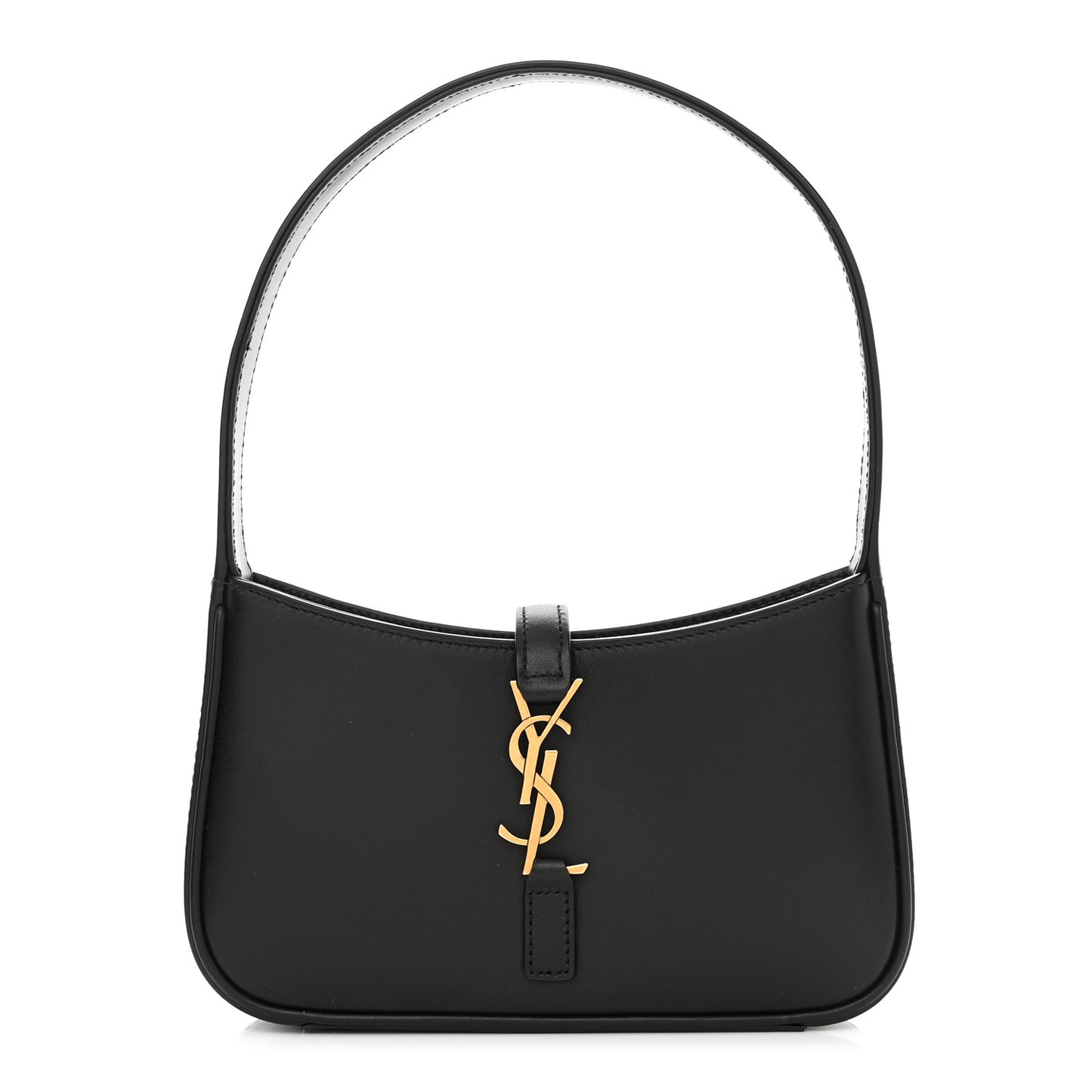 Smooth Calfskin Le 5 A 7 Mini Hobo Black