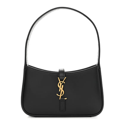 Saint Laurent Smooth Calfskin Le 5 A 7 Mini Hobo Black 1 of 8