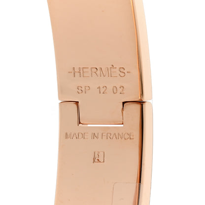 Hermes Enamel Narrow Clic Clac H Bracelet PM Poussin 4 of 7