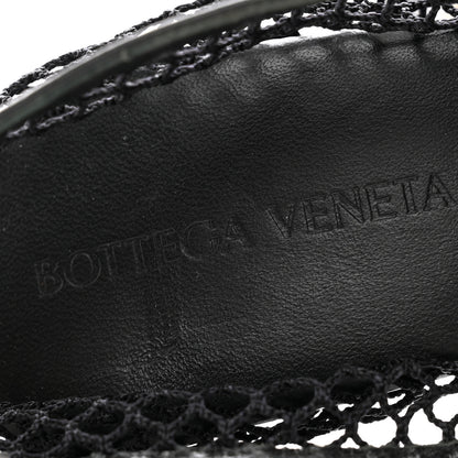 Bottega Veneta Mesh Nappa Chunky Chain Sandals 38 Black 6 of 10