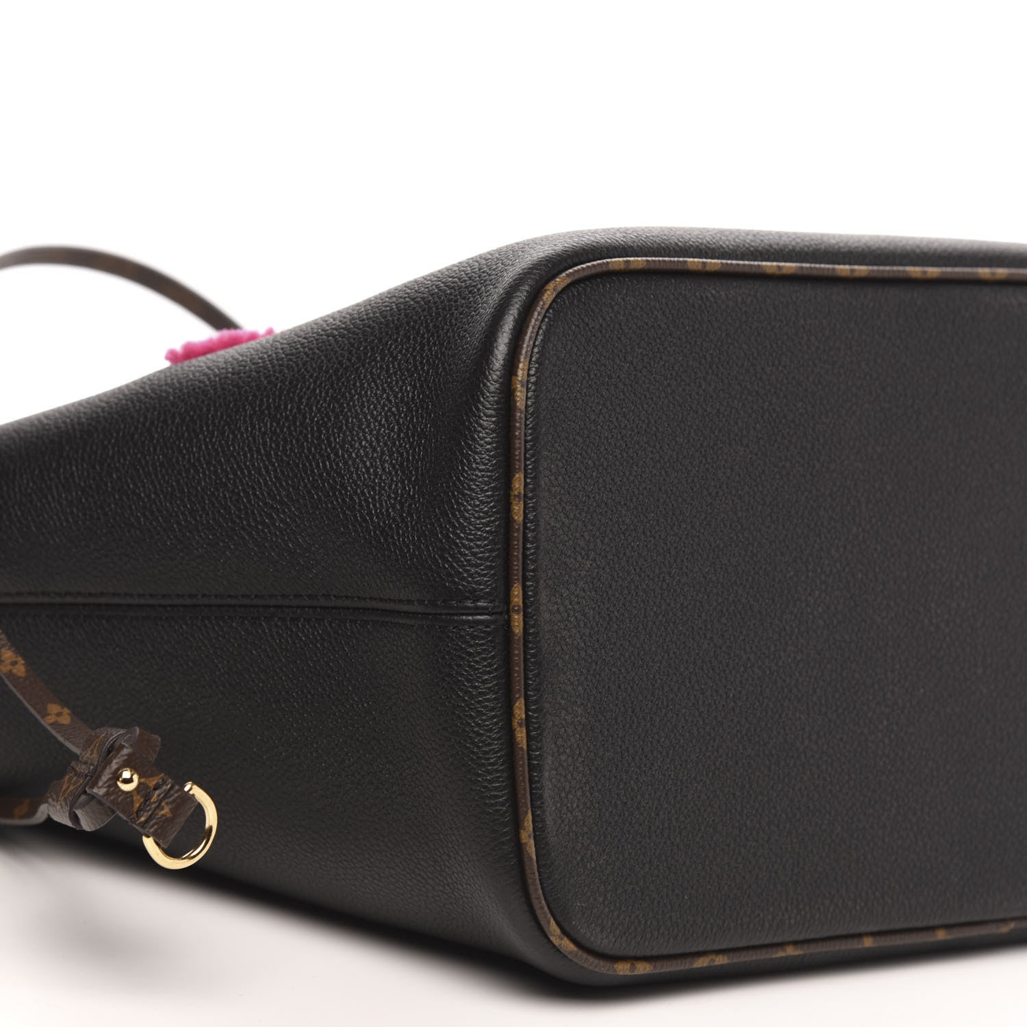 Louis Vuitton Calfskin Monogram Teddy Neverfull MM Black 8 of 10