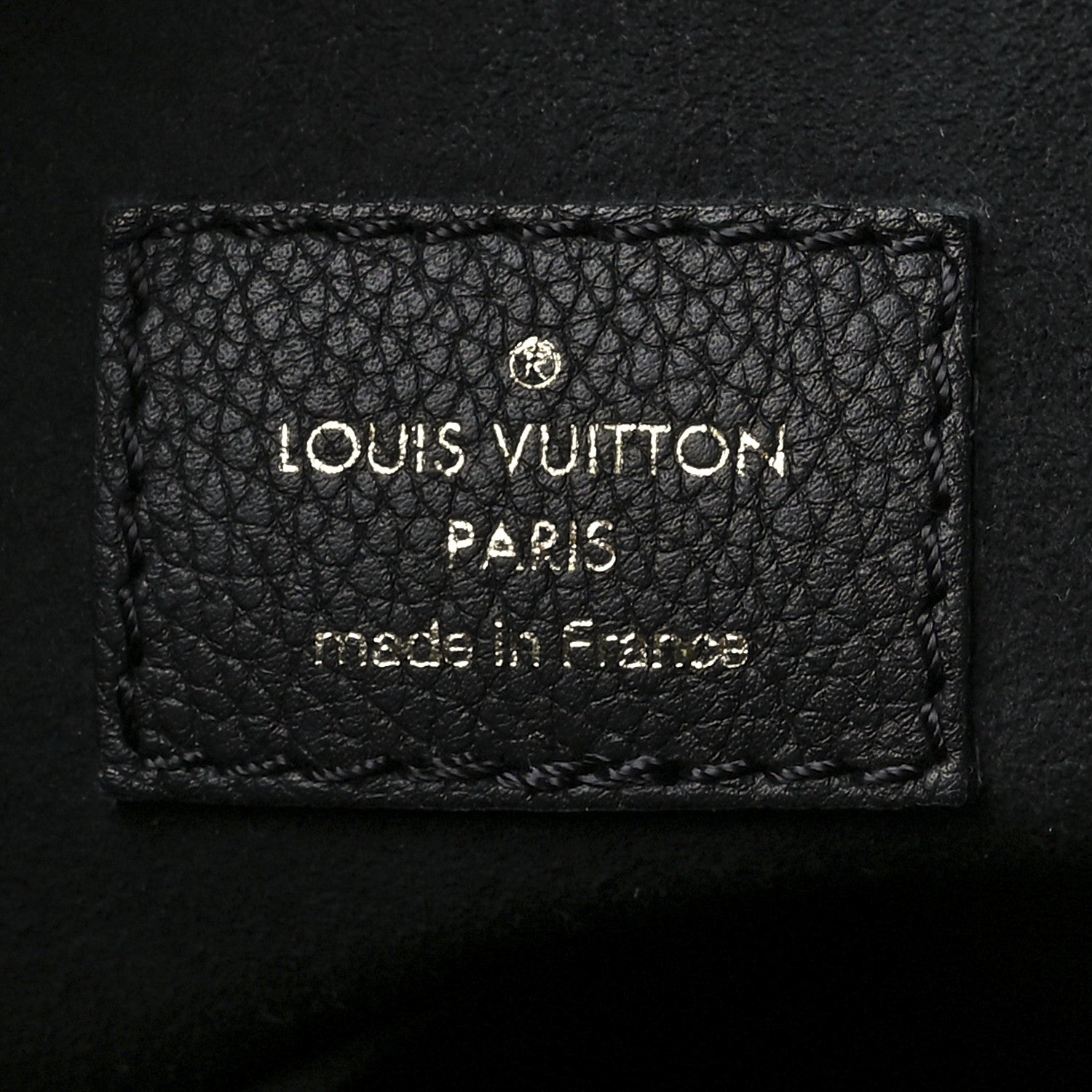 Louis Vuitton Calfskin Lockme Bucket MM Black 6 of 11