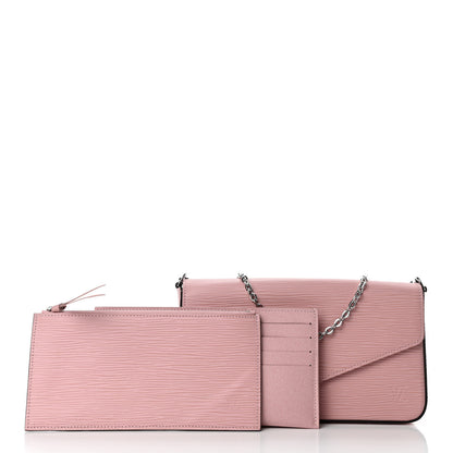 Louis Vuitton Epi Pochette Felicie Rose Ballerine 2 of 5