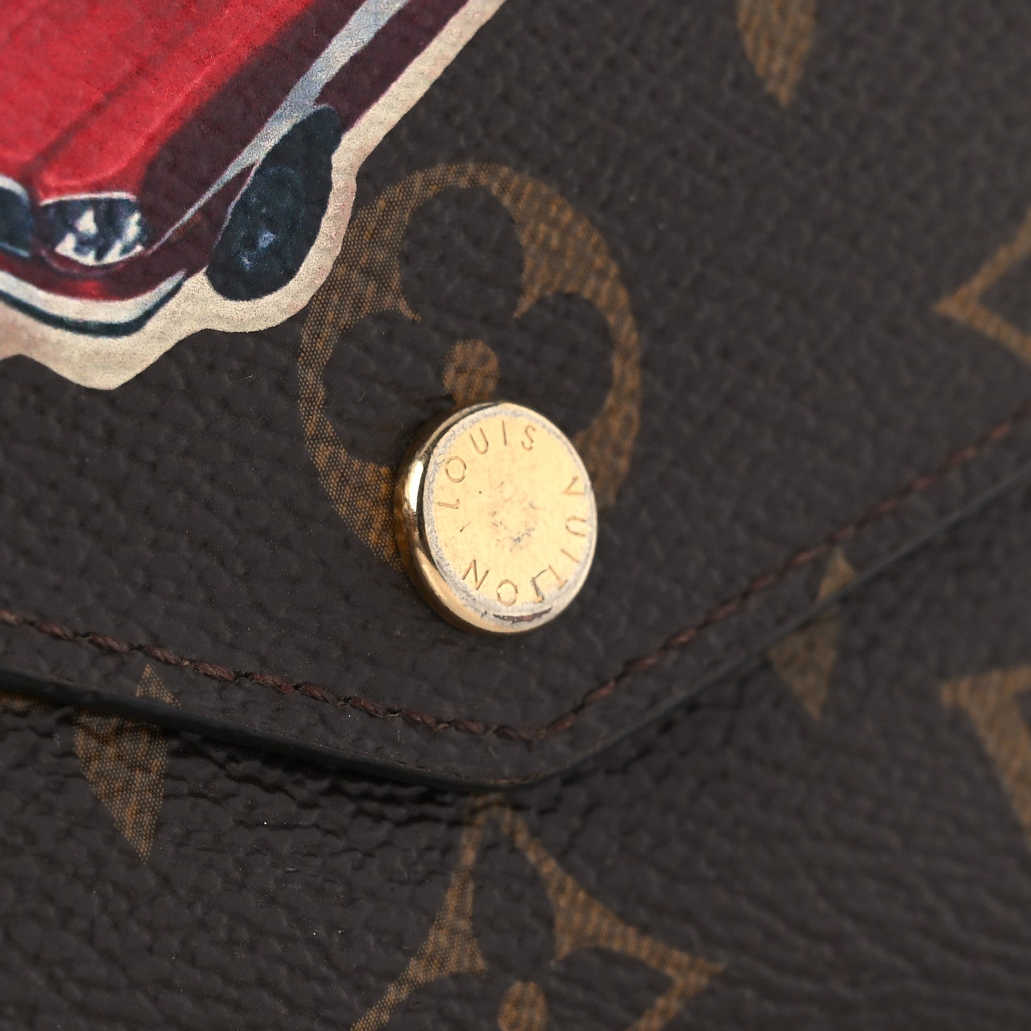 Louis Vuitton Monogram World Tour Sarah Wallet 8 of 8