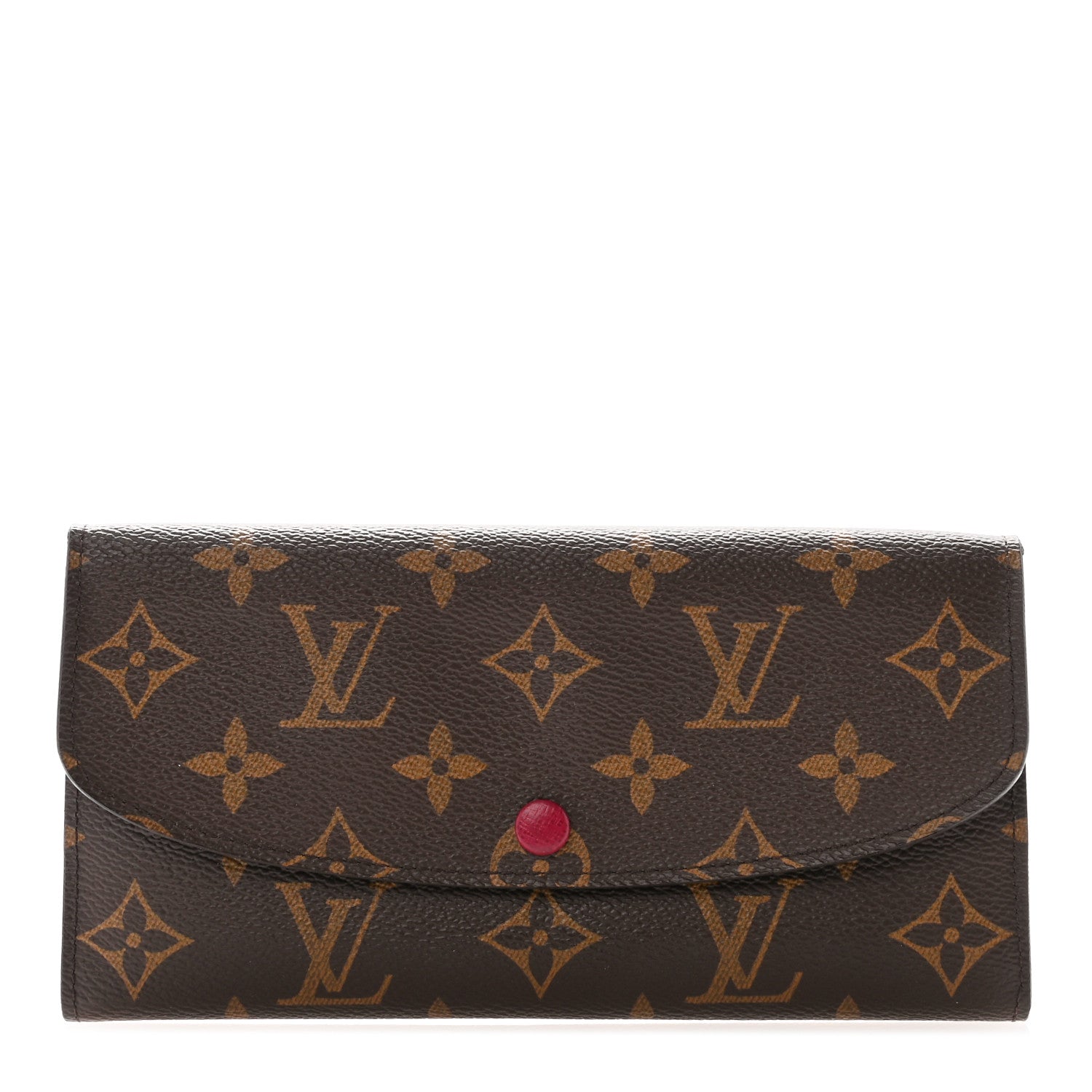 Louis Vuitton Monogram Emilie Wallet Fuchsia 1 of 7