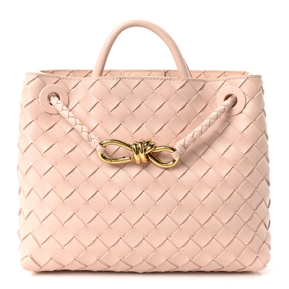 Bottega Veneta Nappa Intrecciato Small Andiamo Shoulder Bag Lotus 1 of 8
