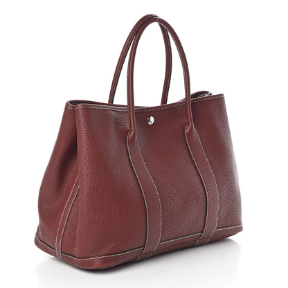 Hermes Negonda Garden Party Tote 36 MM Rouge H 3 of 12