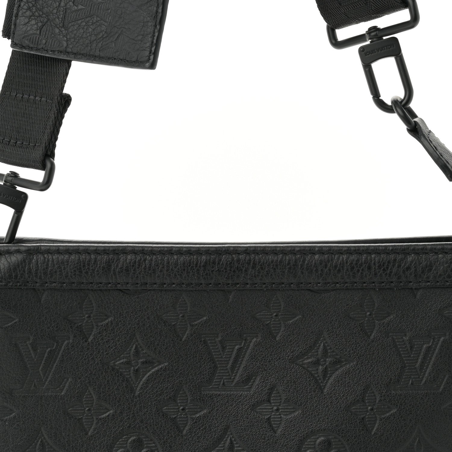 Louis Vuitton Calfskin Monogram Shadow Gaston Wearable Wallet 8 of 10