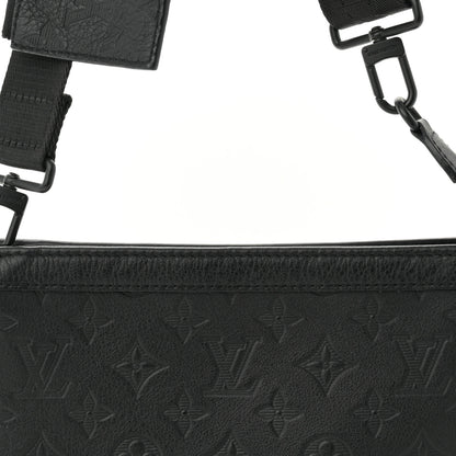 Louis Vuitton Calfskin Monogram Shadow Gaston Wearable Wallet 8 of 10