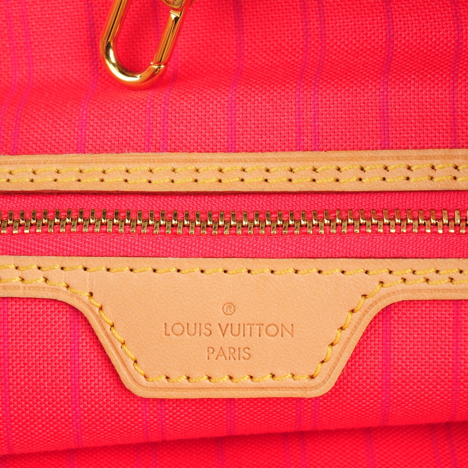 Louis Vuitton Damier Azur Delightful PM Pink 6 of 8
