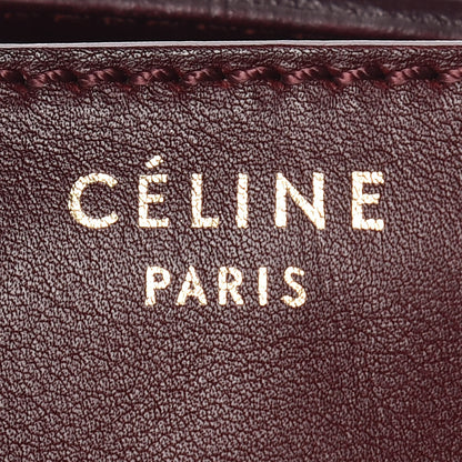 Celine Palmelato Micro Luggage Red Wood 9 of 11