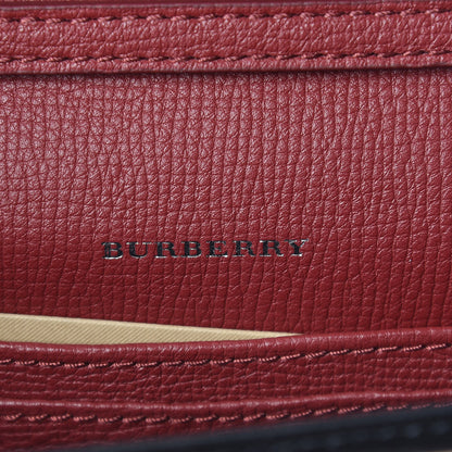 Burberry Grainy Calfskin Vintage Check Baby Macken Crossbody Bag Crimson 6 of 10