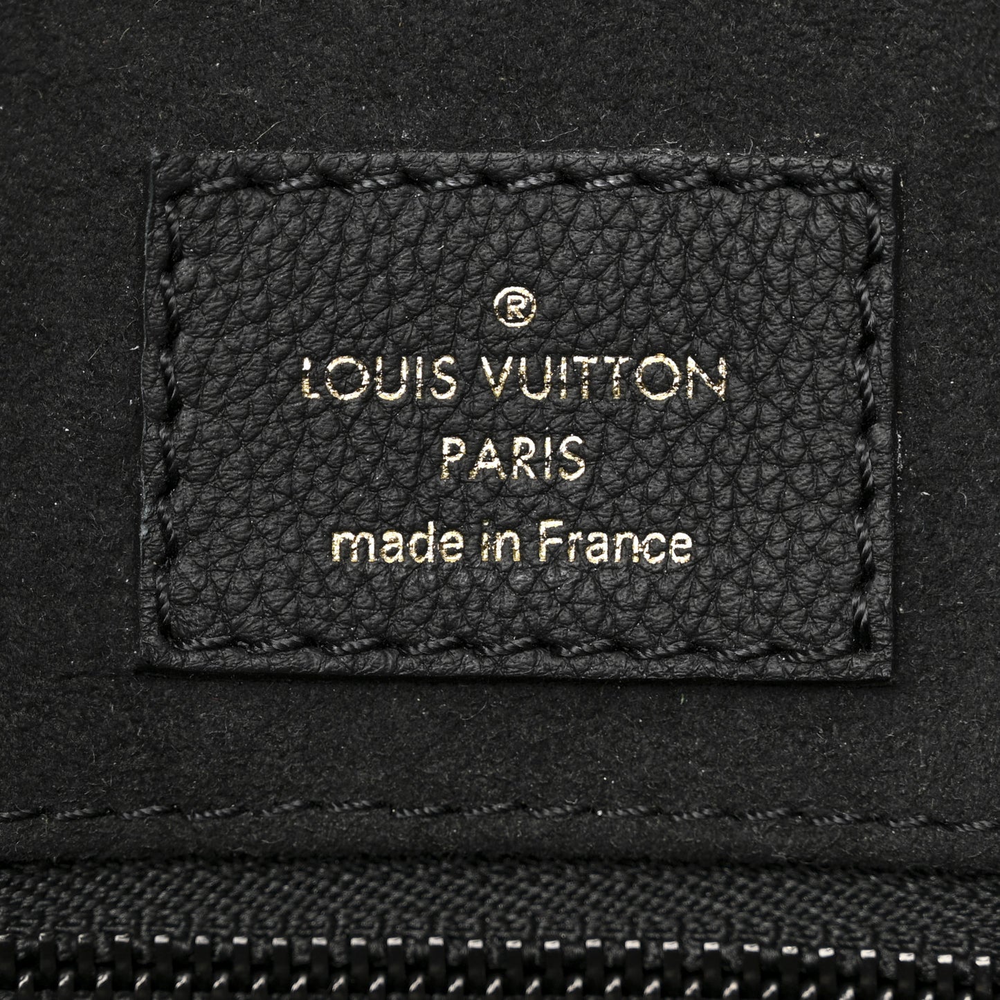 Soft Calfskin Lockme Tote MM Black