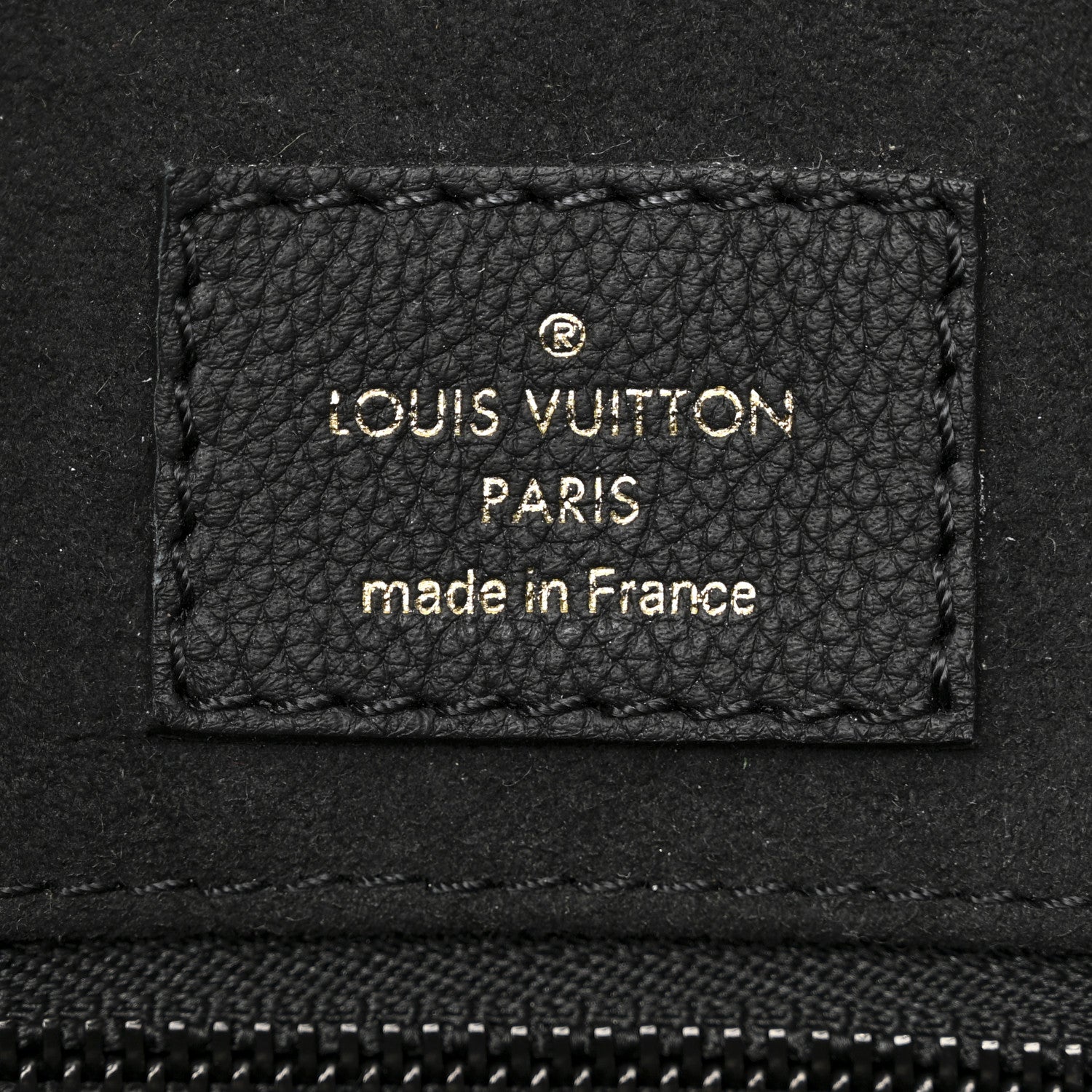 Louis Vuitton Soft Calfskin Lockme Tote MM Black 6 of 9