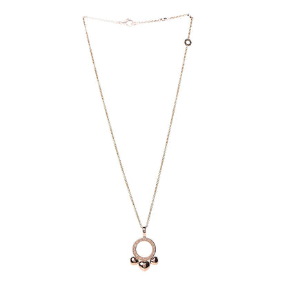 Bulgari 18K Rose Gold Allegra Pendant Necklace 3 of 7