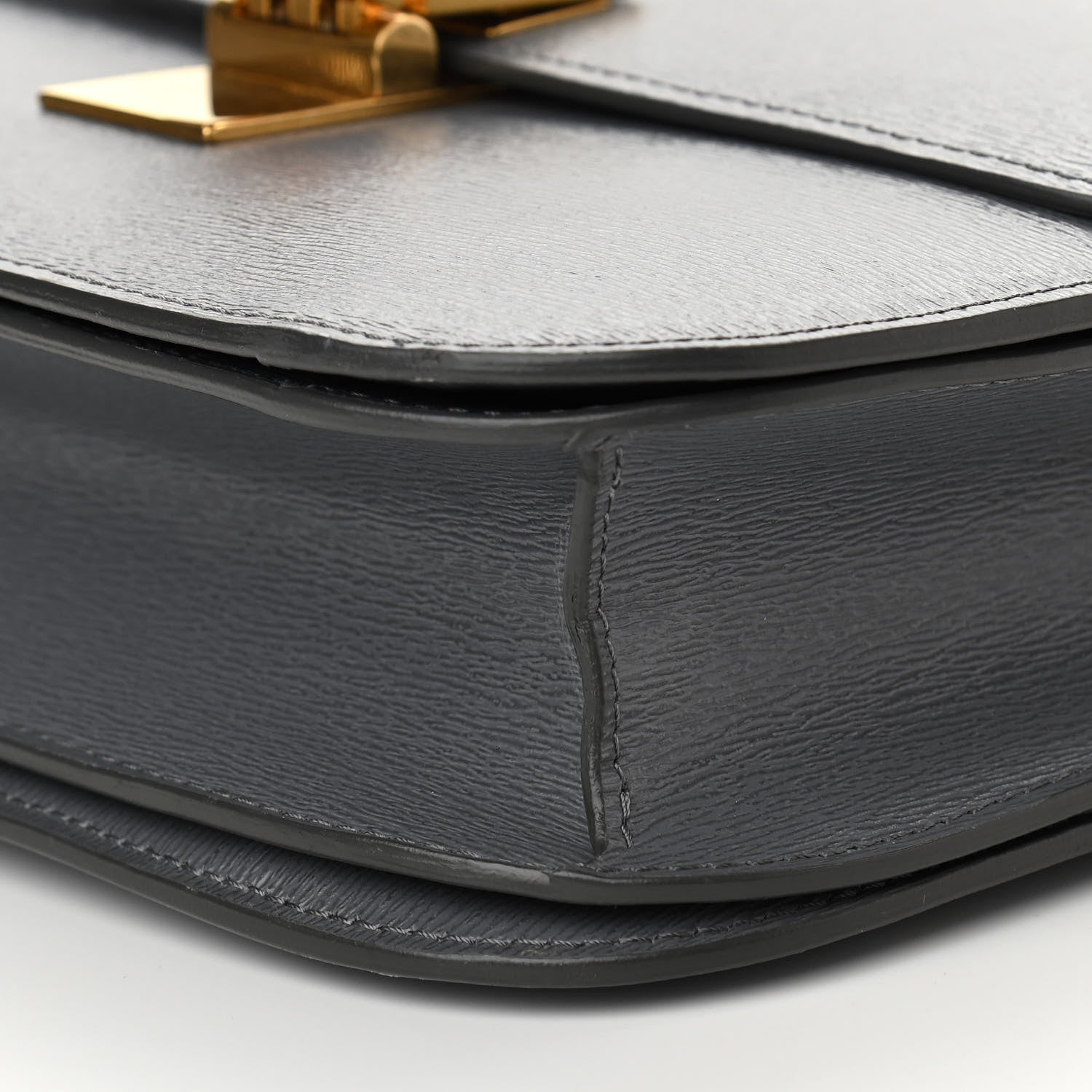 Celine Liege Calfskin Medium Classic Box Flap Bag Medium Grey 5 of 9