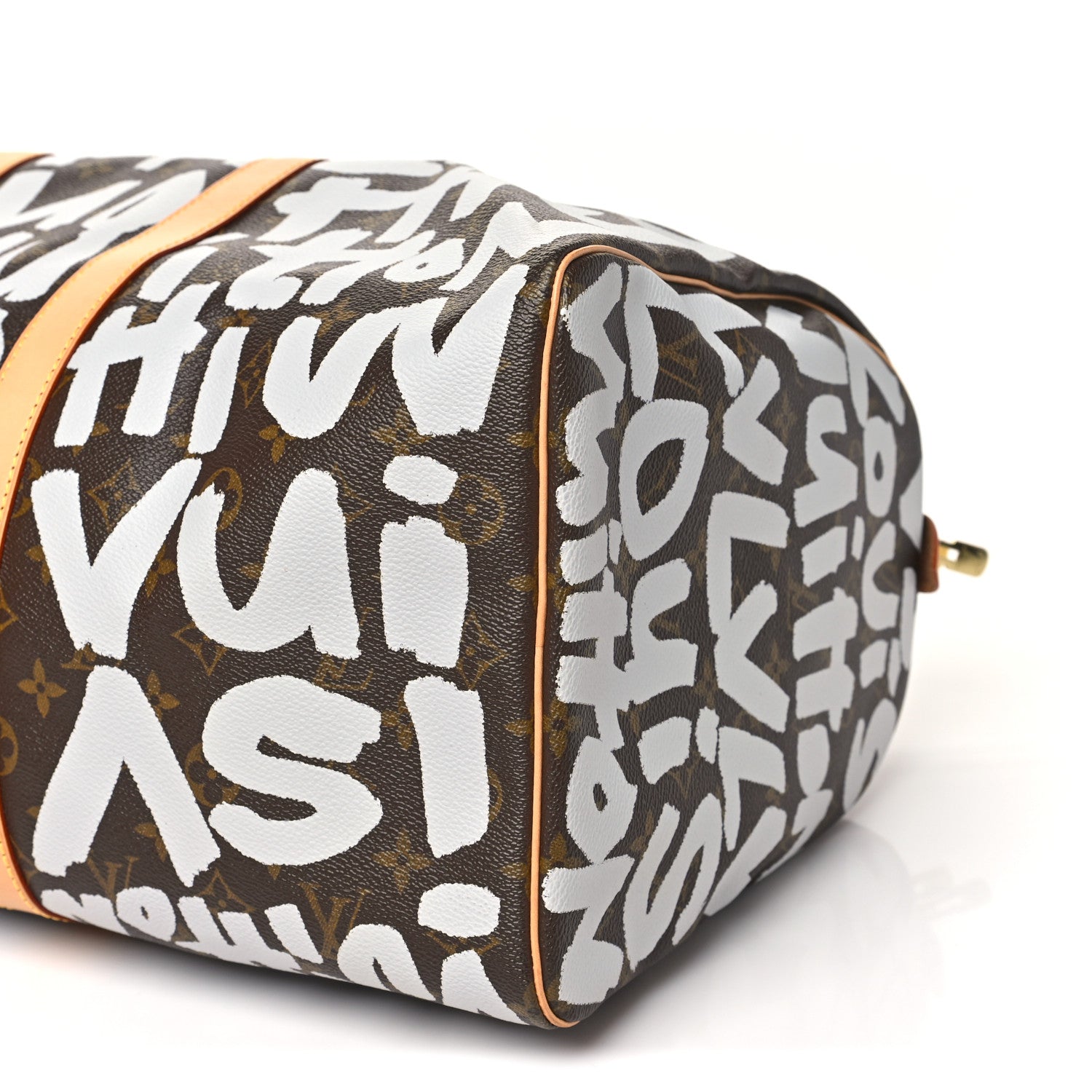 Louis Vuitton Monogram Graffiti Keepall 50 Silver 1840769