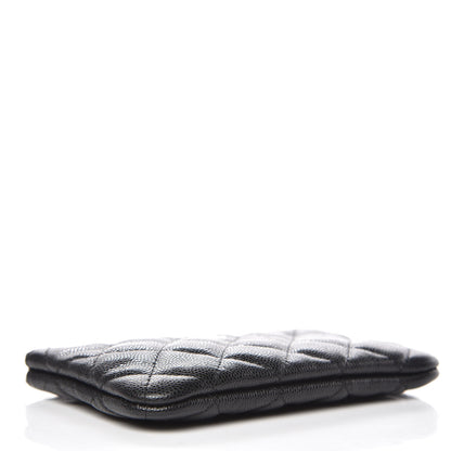 Chanel Caviar Quilted Small Cosmetic Case Black 4 of 9
