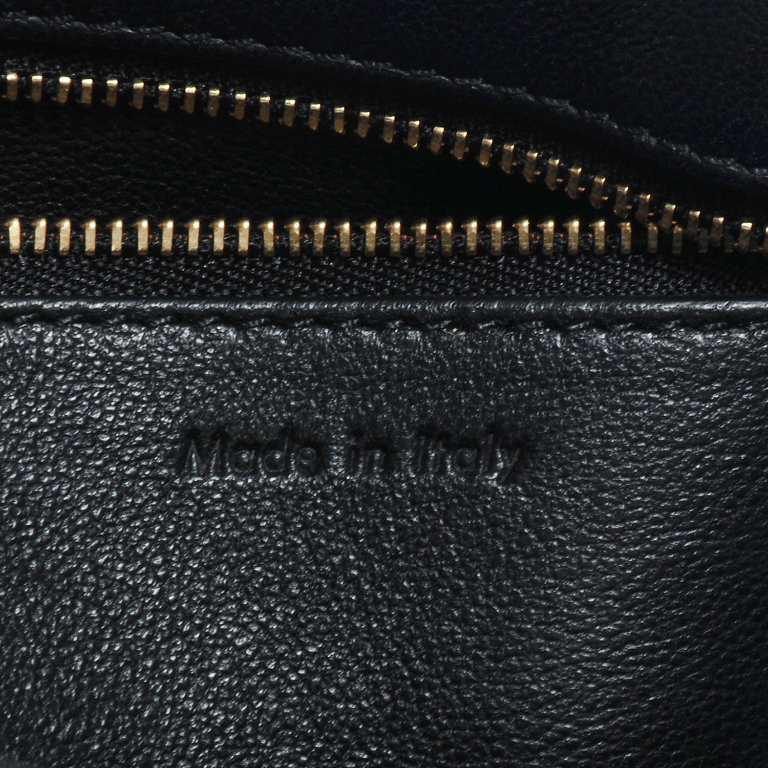 Celine Canvas Leather Medium Bi-Color Edge Shoulder Bag Black Grey 7 of 8