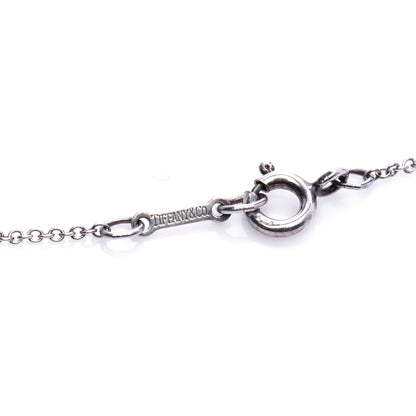 Tiffany Sterling Silver 12mm Elsa Peretti Bean Pendant Necklace 5 of 6