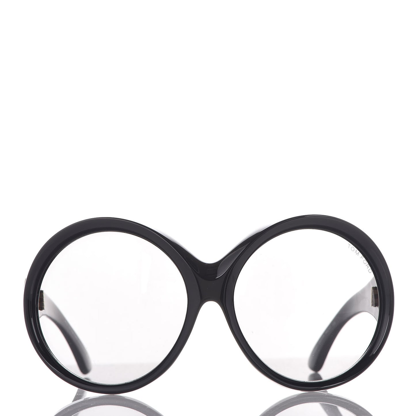 Ali Oversized Round Sunglasses TF0221 Black