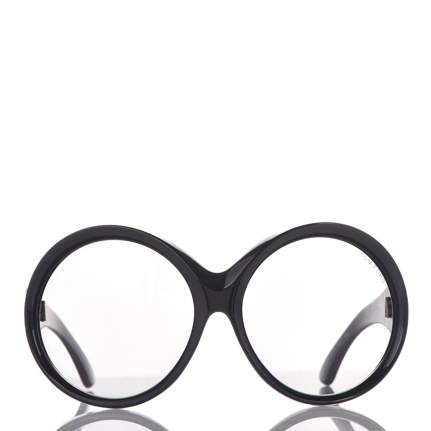 Tom Ford Ali Oversized Round Sunglasses TF0221 Black 3 of 9
