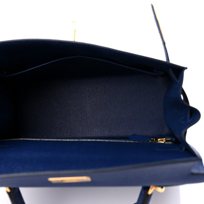 Hermes Epsom Kelly Sellier 28 Bleu Saphir 5 of 9