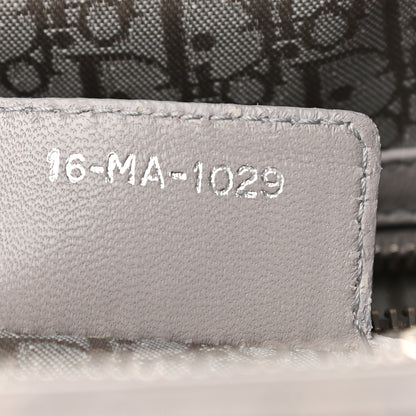 Christian Dior Lambskin Cannage XL Lady Dior Light Grey 7 of 12