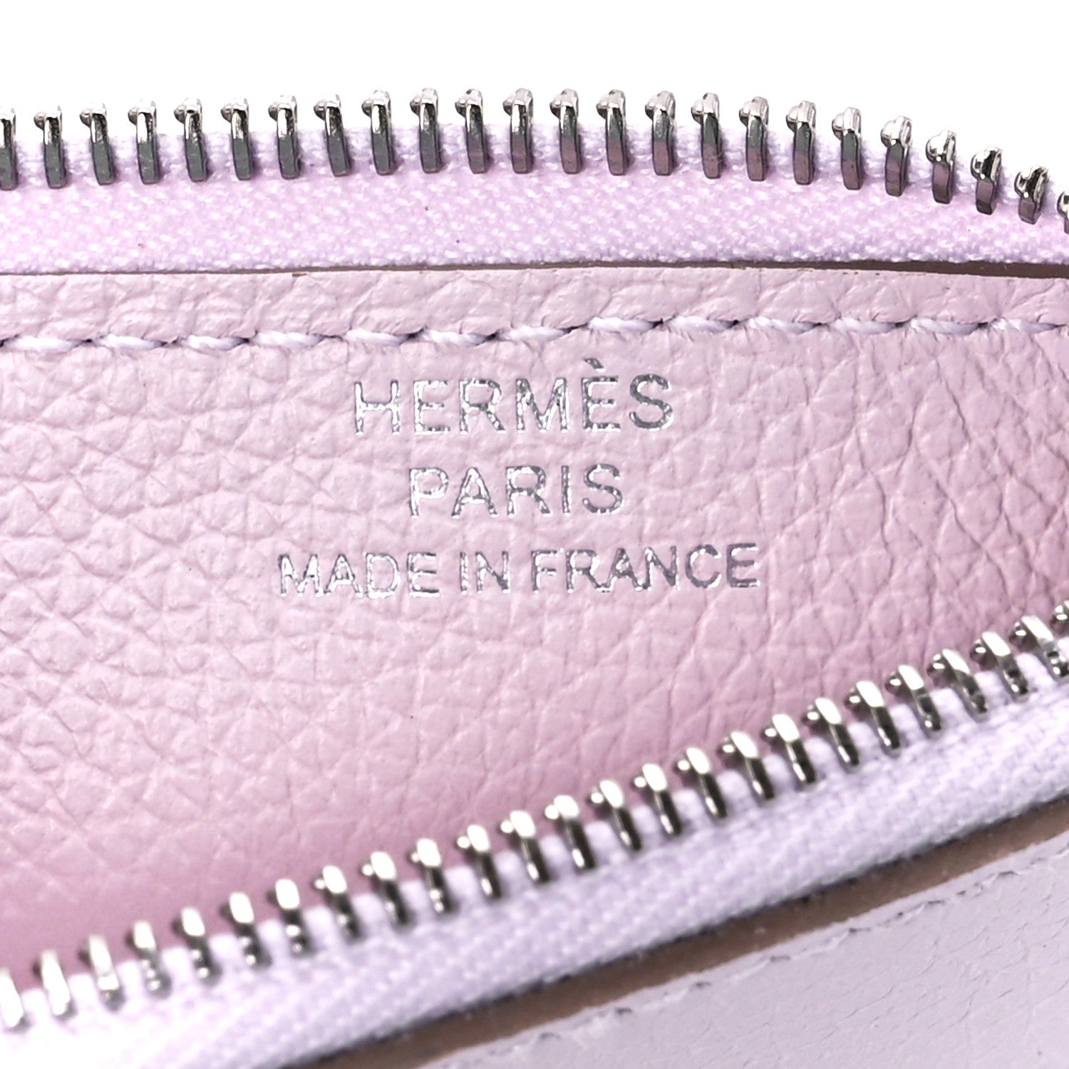 Hermes Evercolor Constance Slim Wallet Mauve Pale 8 of 15
