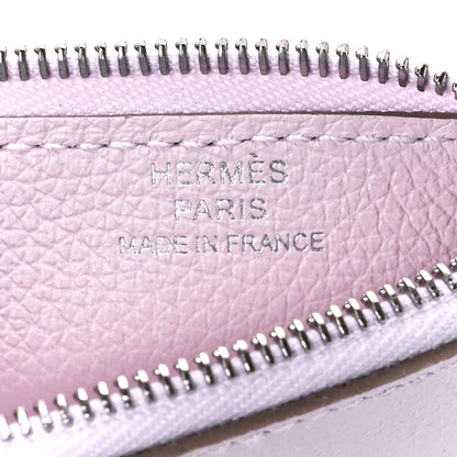Hermes Evercolor Constance Slim Wallet Mauve Pale 8 of 15