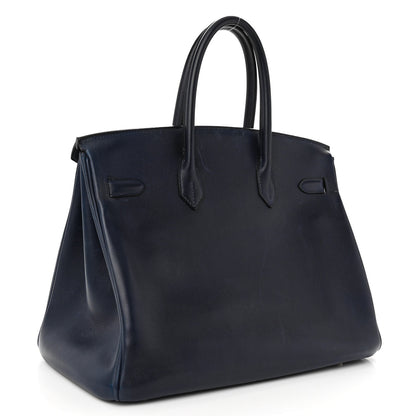 Hermes Evergrain Birkin 35 Bleu Indigo 3 of 19