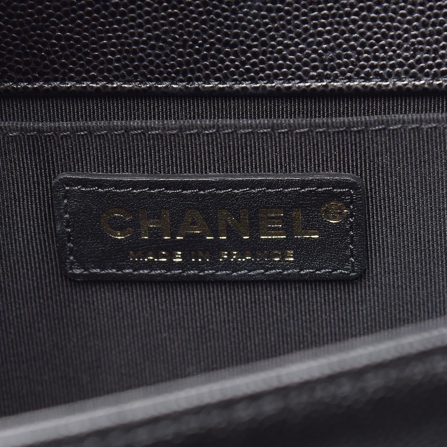 Chanel Caviar Quilted Medium Boy Flap Black 6 of 12