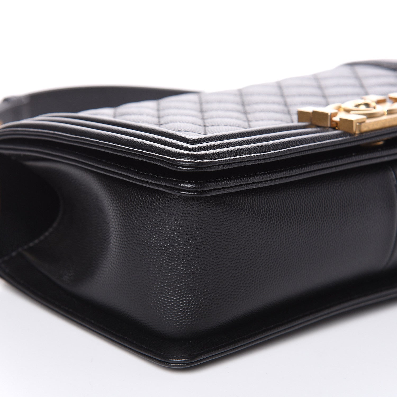 Chanel Caviar Quilted Medium Boy Flap Black 8 of 10