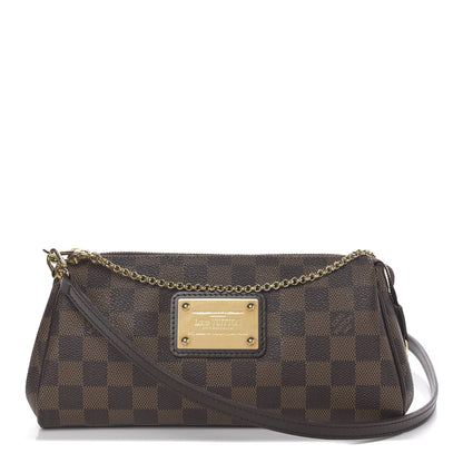 Louis Vuitton Damier Ebene Eva Clutch 1 of 7