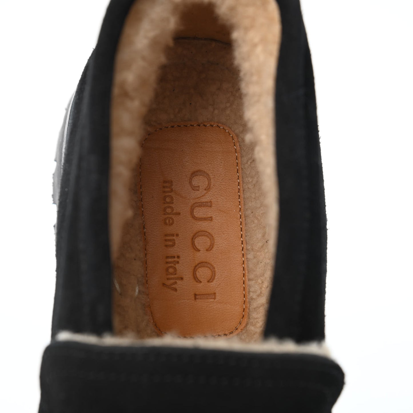 Suede Shearling Mens Harald Horsebit Ankle Boots 8 Black Butterscotch