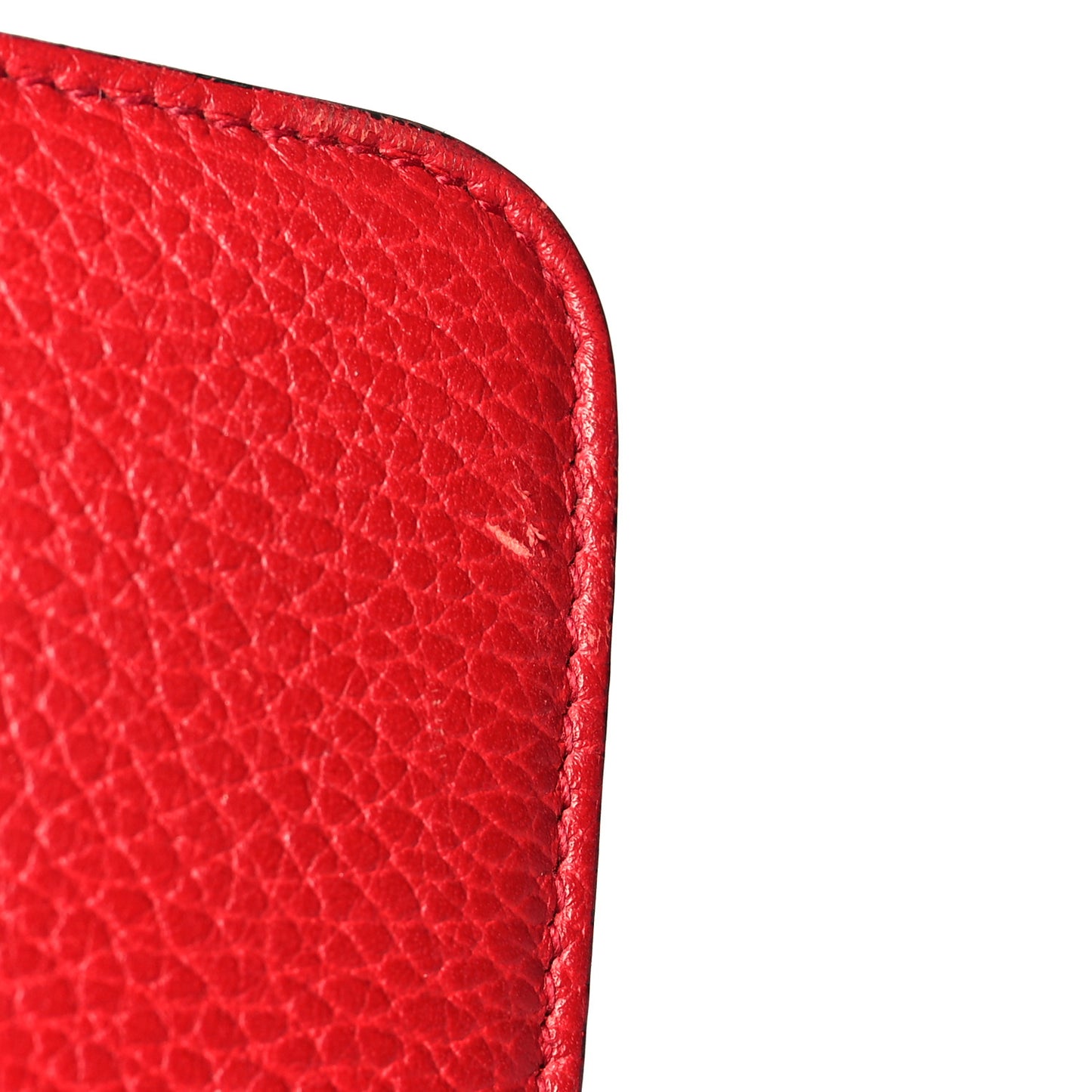 Dollar Calfskin Small Interlocking G Shoulder Bag Red