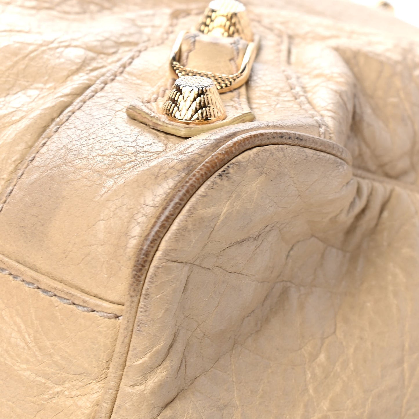 Agneau Giant 12 Gold Hardware Velo Dune