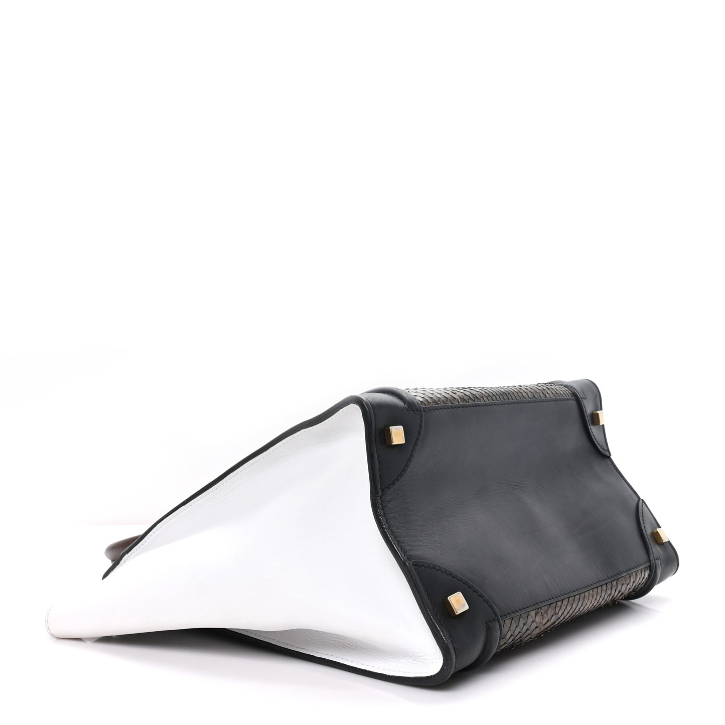 Python Calfskin Mini Luggage Multicolor