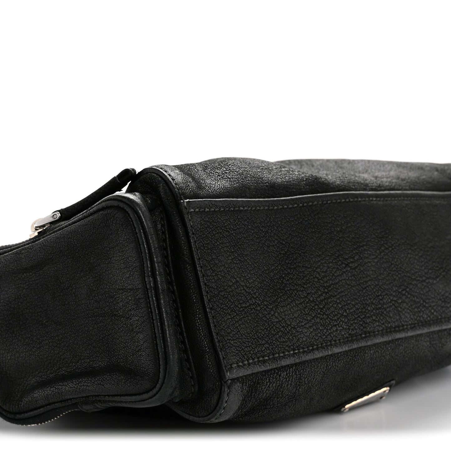 Cervo Antik Easy A Foldover Pushlock Flap Shoulder Bag Black
