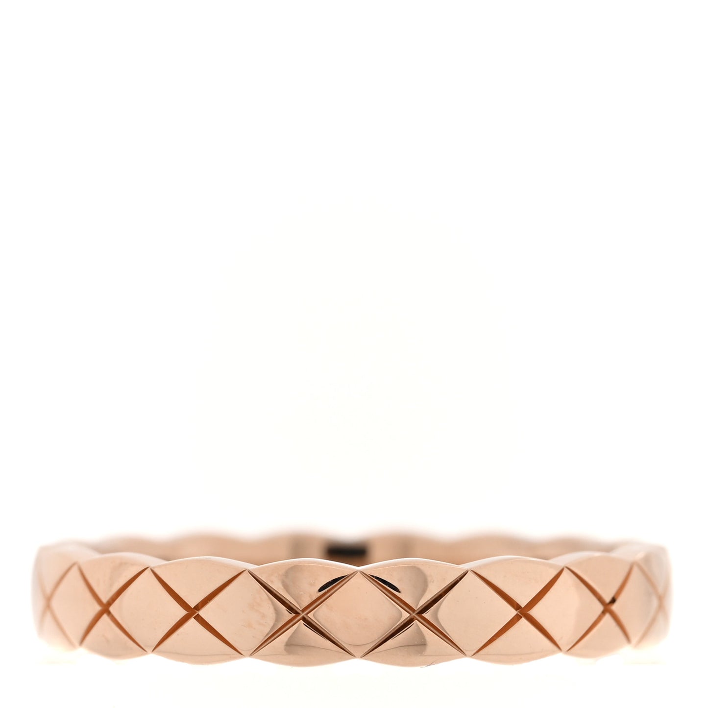 18K Beige Gold Mini Coco Crush Ring 52 6