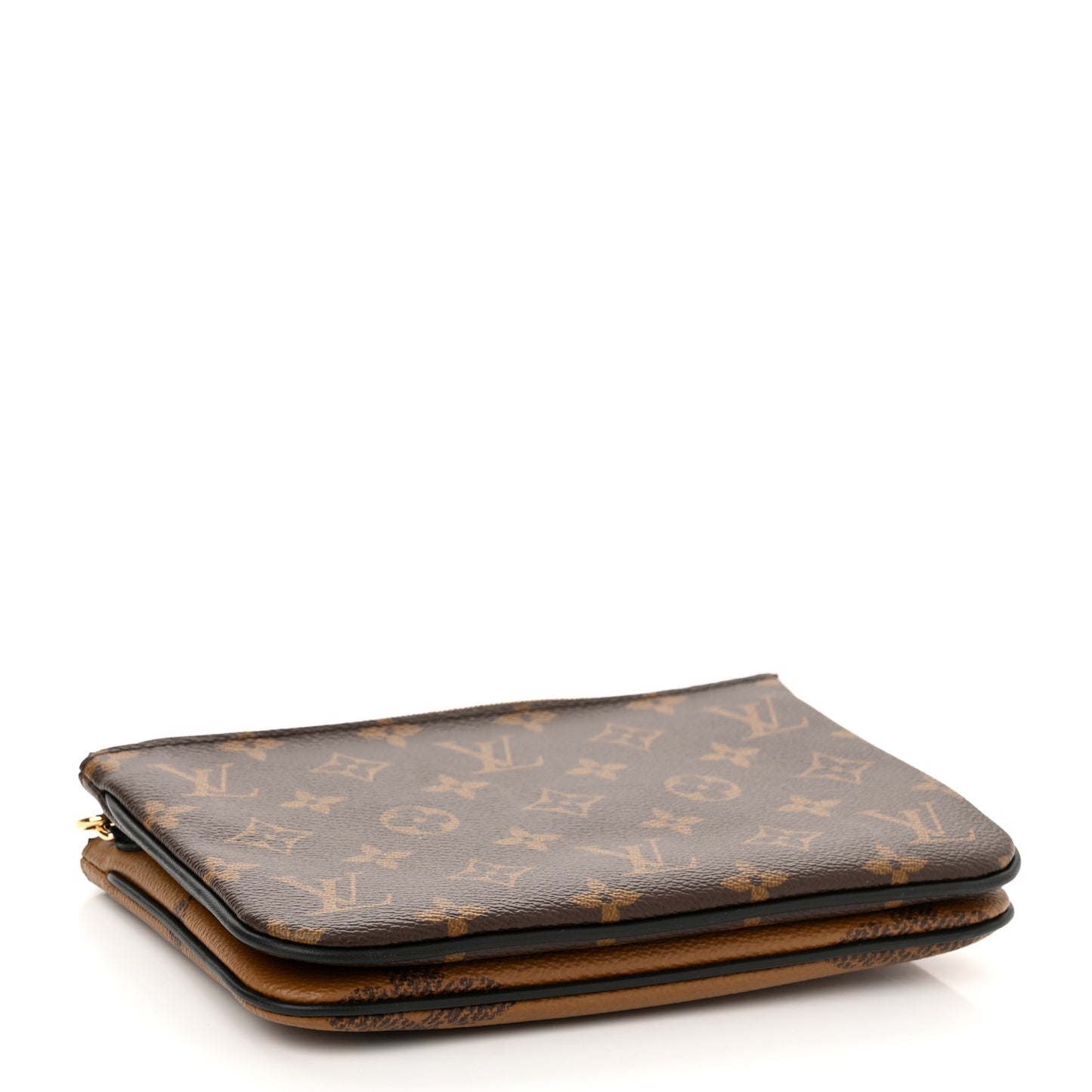 Reverse Monogram Giant Double Zip Pochette