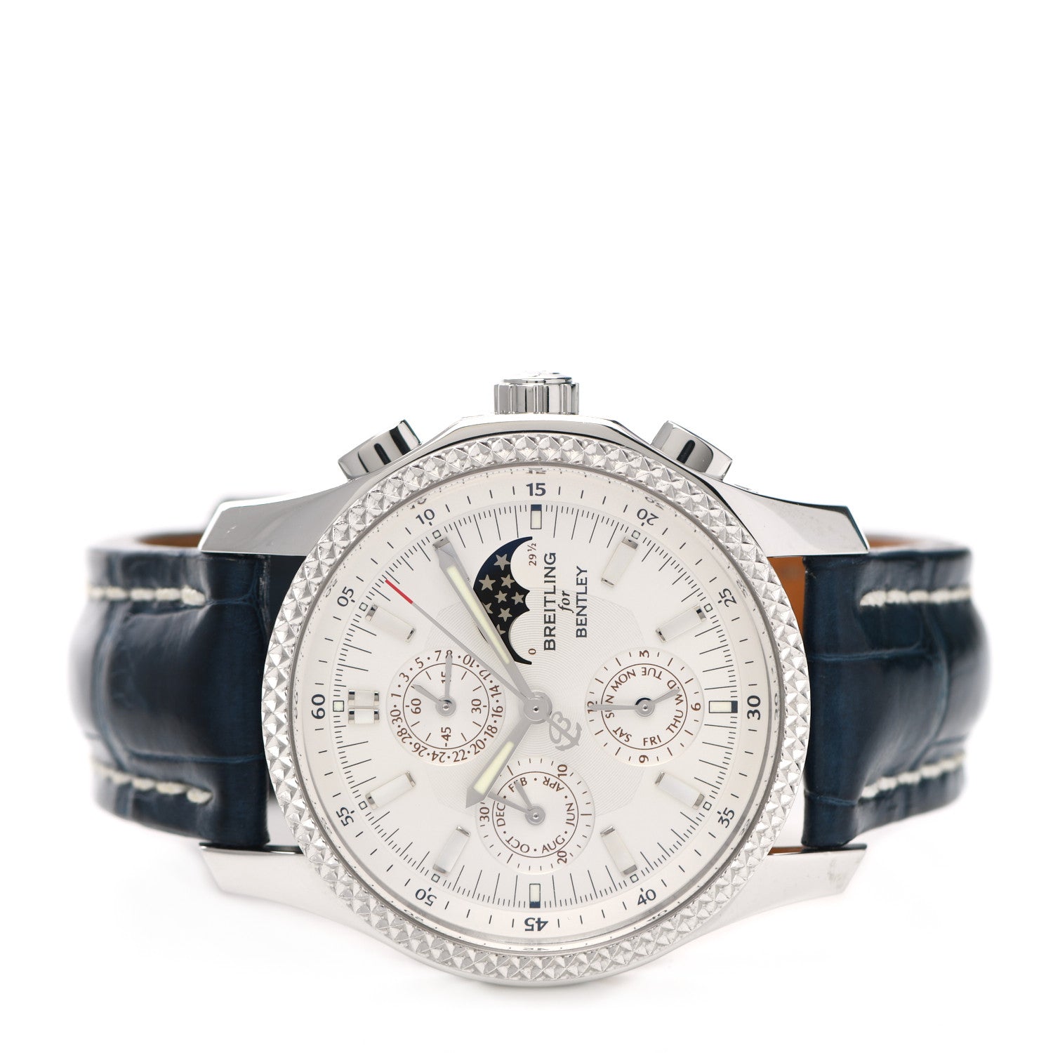 Breitling Stainless Steel Platinum Alligator 42mm Bentley Mark VI Automatic Watch P19362 3 of 12
