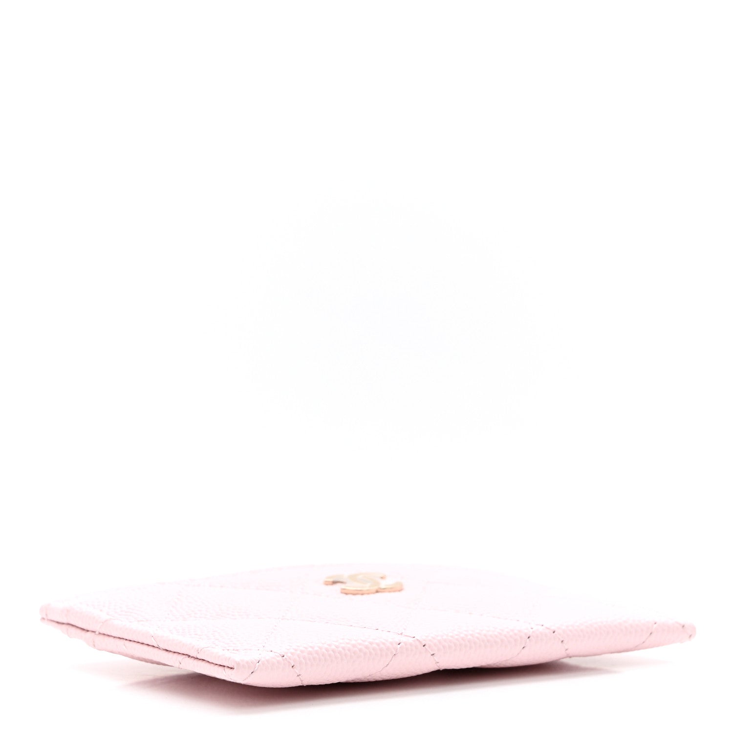 Chanel Caviar Quilted Card Holder Light Pink 3 of 8