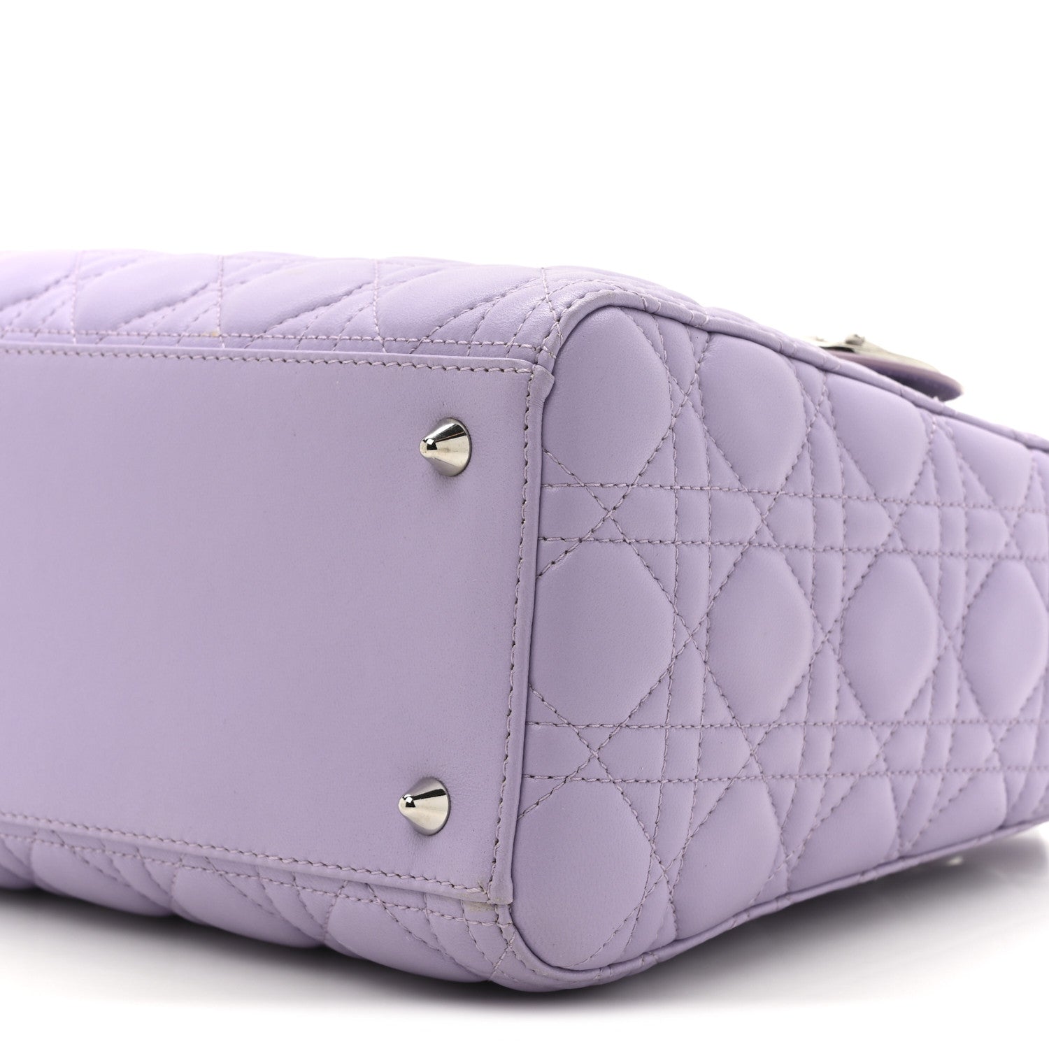 Christian Dior Lambskin Cannage Medium Lady Dior Purple 8 of 12